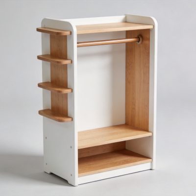 Kids Clothing Rack With Shelves